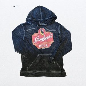 Black washed out hoodie